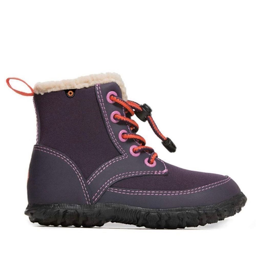 Bogs girls skyler winter boots purple